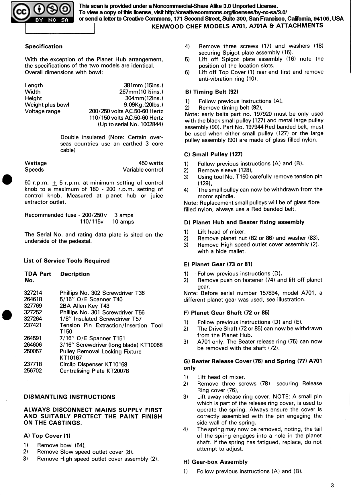 How to repair a Kenwood Chef motor